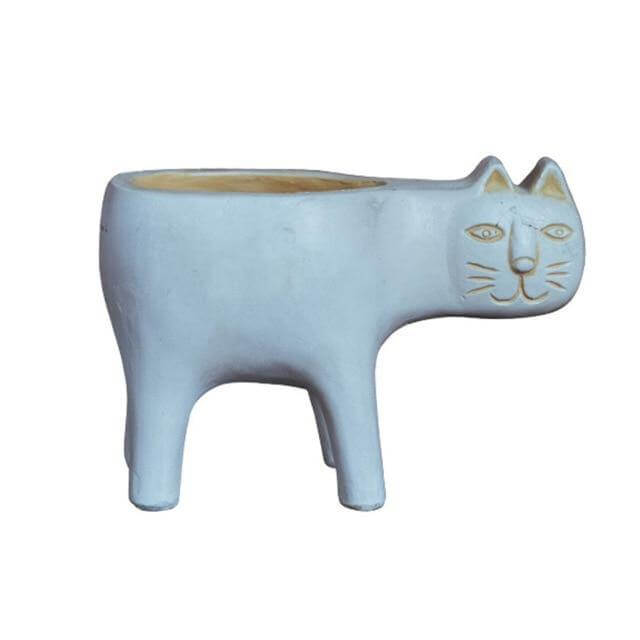 Lovely Ceramic Cat Plant Vase