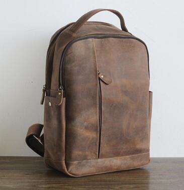 Luxury Genuine Leather Casual Backpack