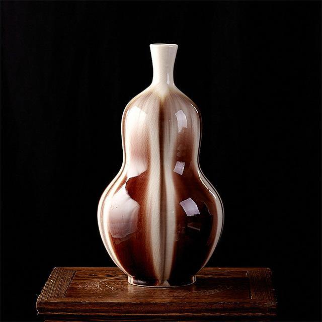 Classical Ancient Jingdezhen Ice Crack Ceramic Glaze Vase