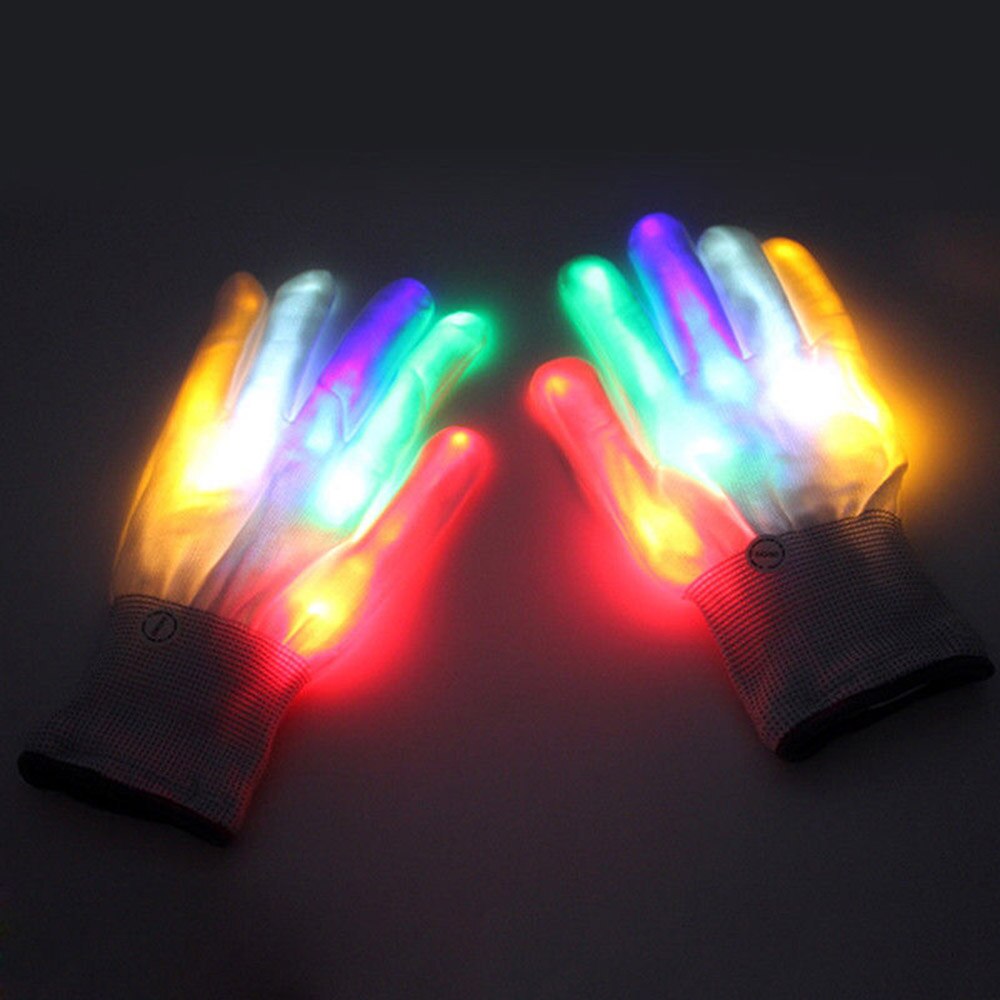 Colorful LED Party Gloves