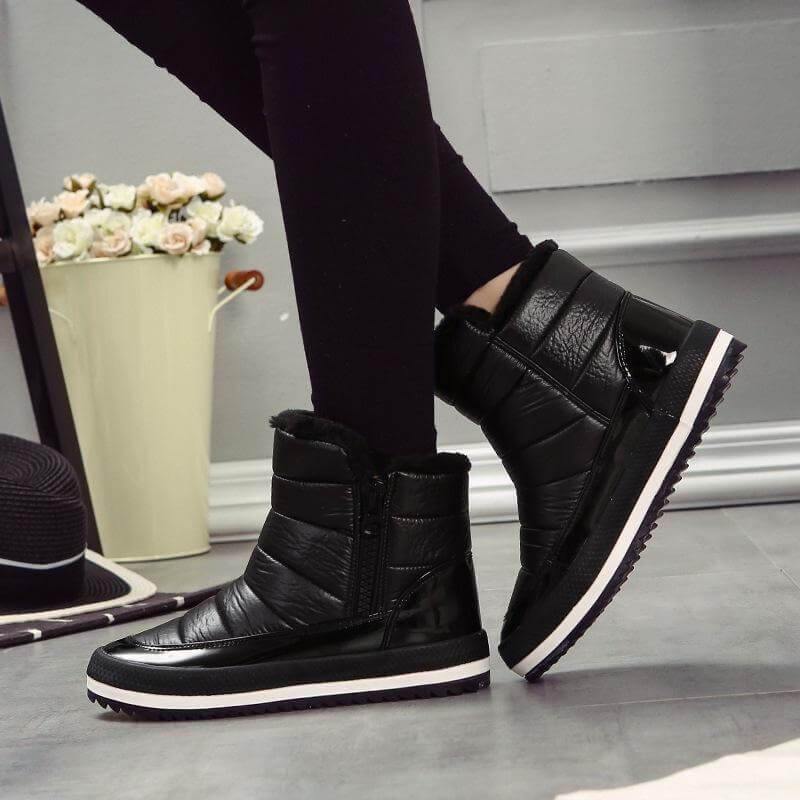 Russian Style Zipper Comfortable Women Shoes