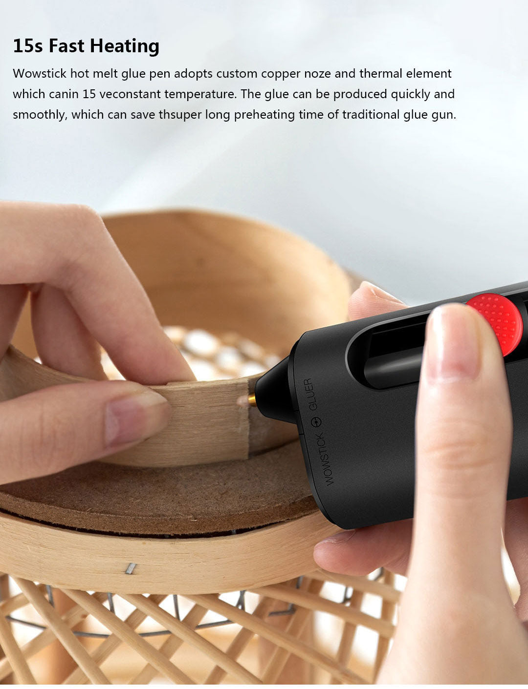 Cordless Rechargeable Glue Pen Kit