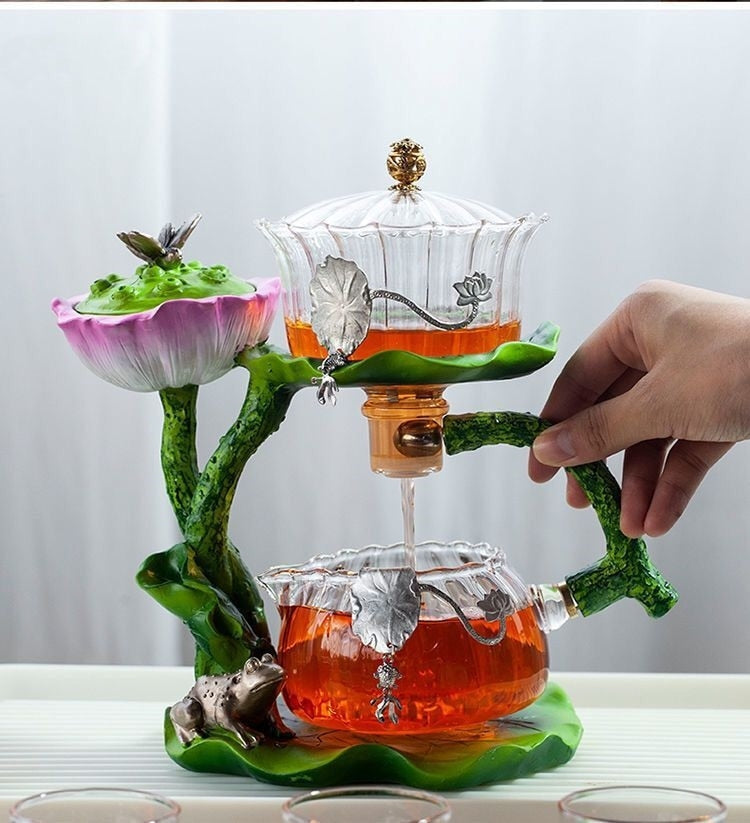 Mystic Lotus Incense Teapot