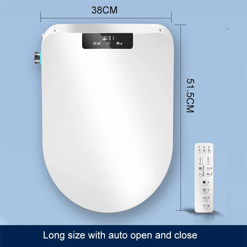 Heated Smart U-Shape Electric Bidet Cover Toilet Seat