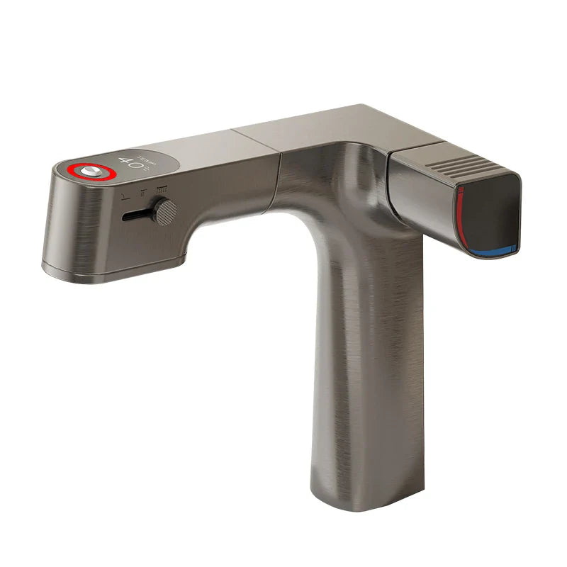 Pull-Out Water Filter LED Temperature Control Faucet