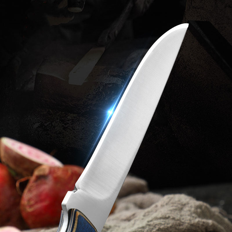 Stainless Steel Durable Wood Handle Knife