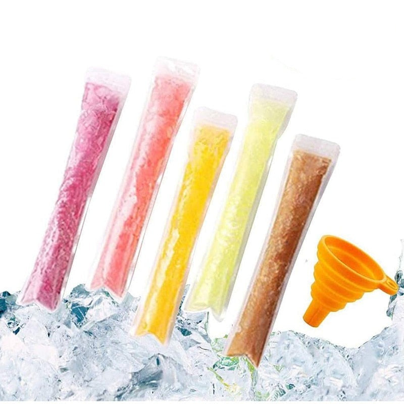 Easy Ice Popsicle Maker Bag Set