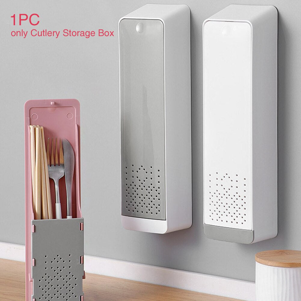 Wall Mounted Kitchen Silverware Drain Box