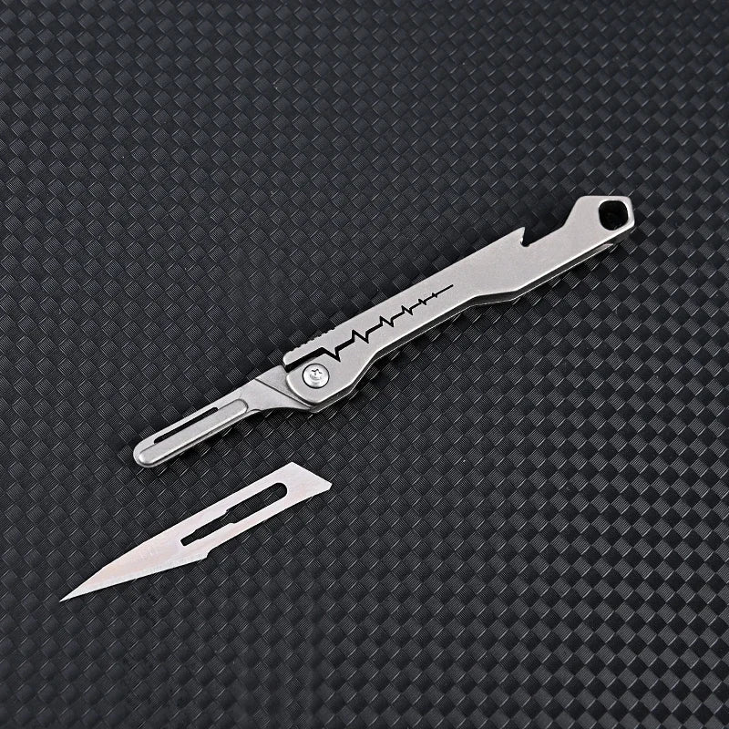 Titanium All-Purpose Foldable Sharp Cutter Knife