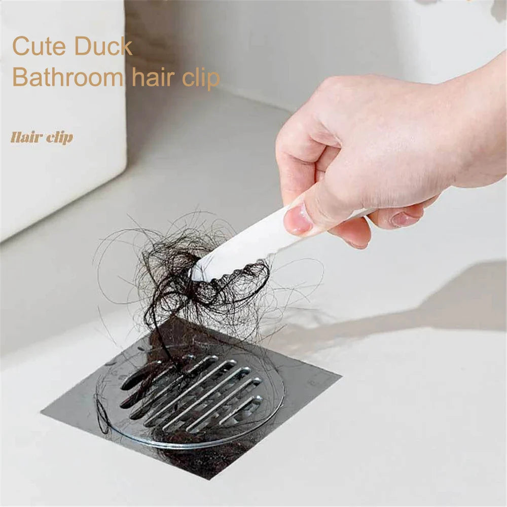 Cute Duck Wall-Mounted Hair Pickup Clip