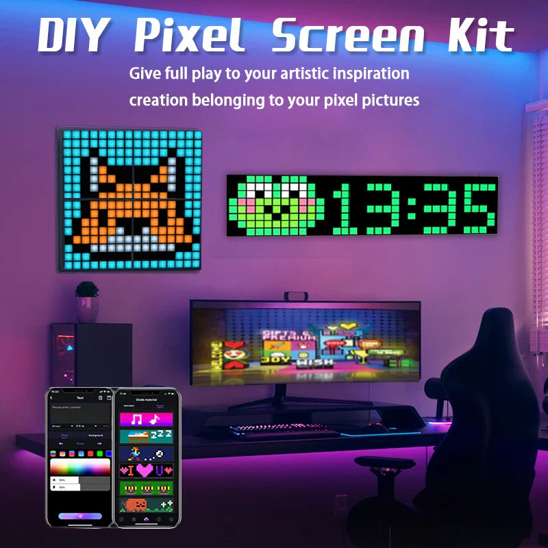 Pixel Art LED Home Decor Smart Display