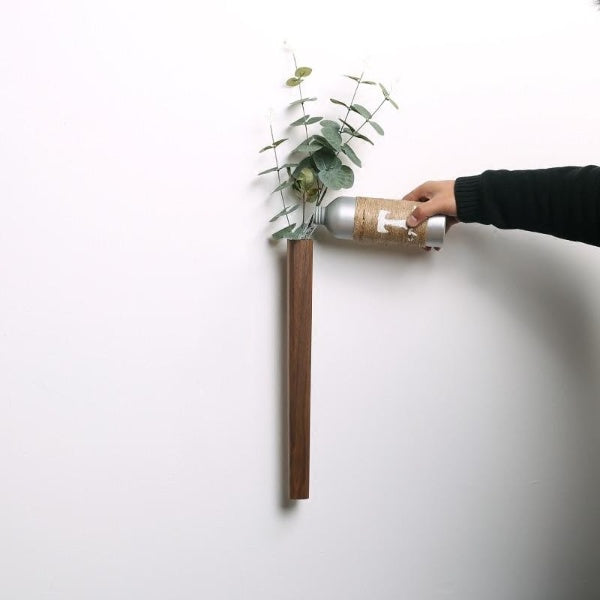 Nordic Handmade Wall Wood Vase