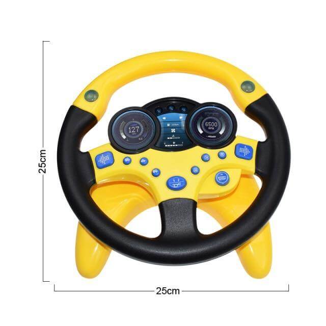 Electric Educational Car Simulation Steering Wheel Toy