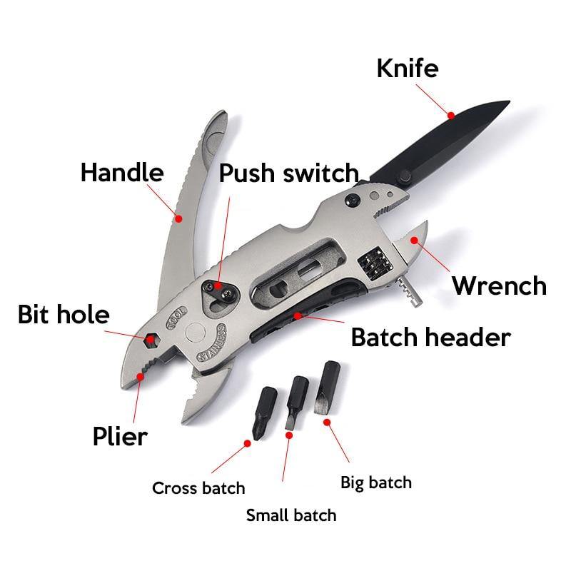 9In1 Multifunctional Keychain Pocket Screwdriver Set