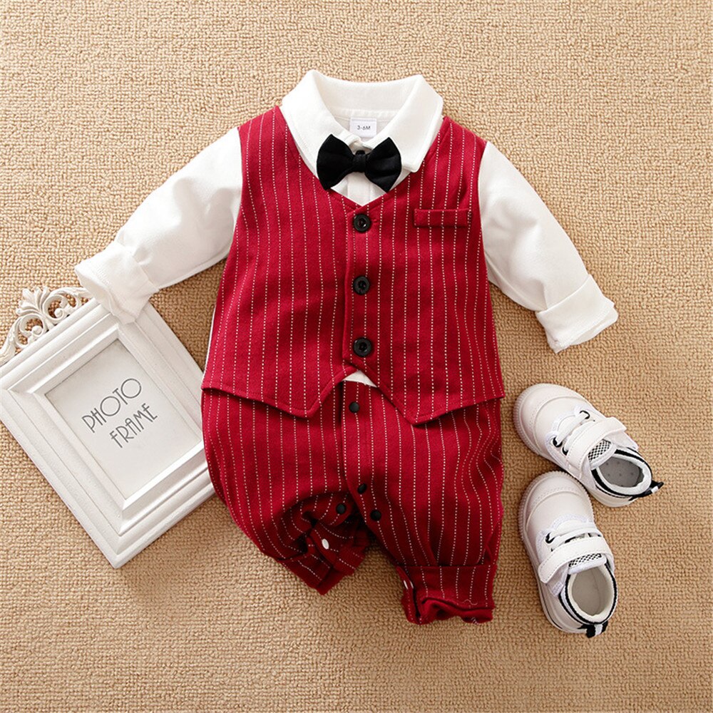 Newborn Baby Gentleman Jumpsuit