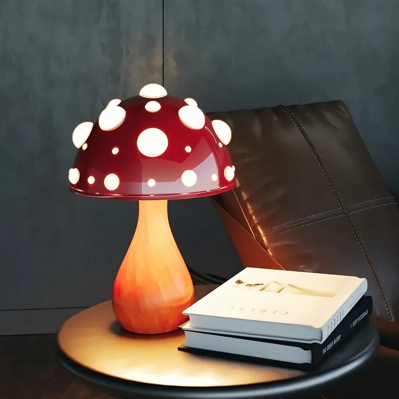 Tricolored Mushroom Warm Light Atmosphere Lamp