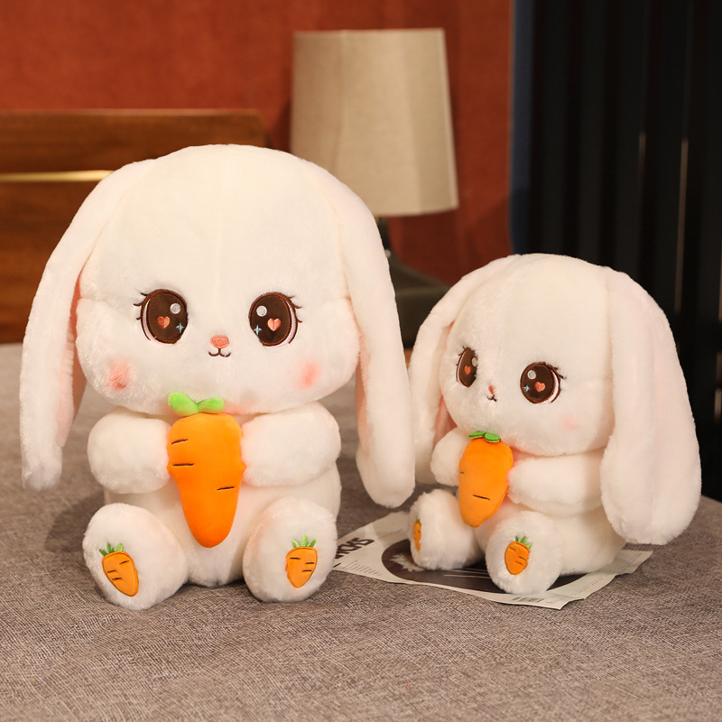 Cozy Long Ears Rabbit Plush Pillow