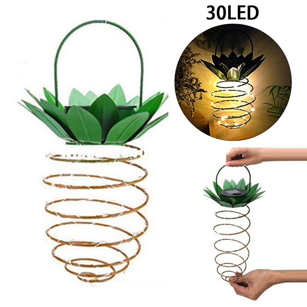 Outdoor Solar Garden Pineapple Automatic Lights