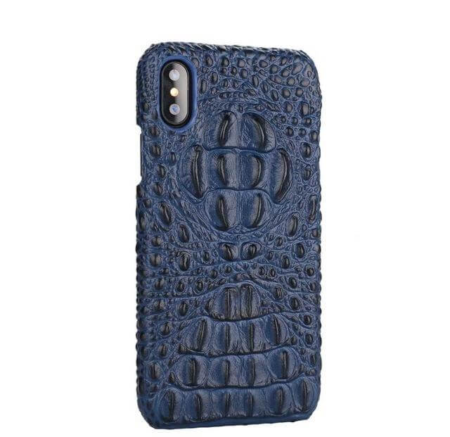 3D Crocodile genuine Leather Iphone Cases