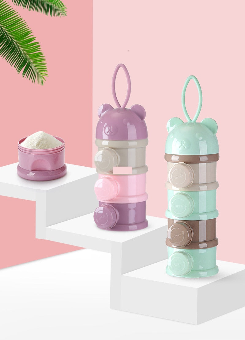 Multi-Layer Cute Baby Stackable Food Container