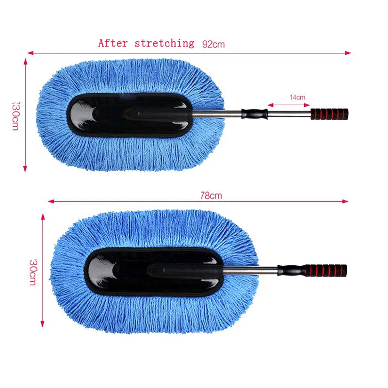 Pro Clean Universal Retractable Car Waxing Brush Set