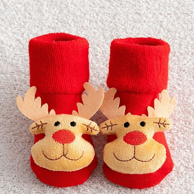 Children Santa Christmas Socks