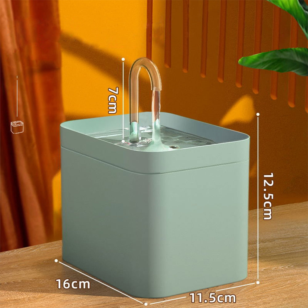 Ultra-Quiet Water Thirsty Pet Filter Fountain