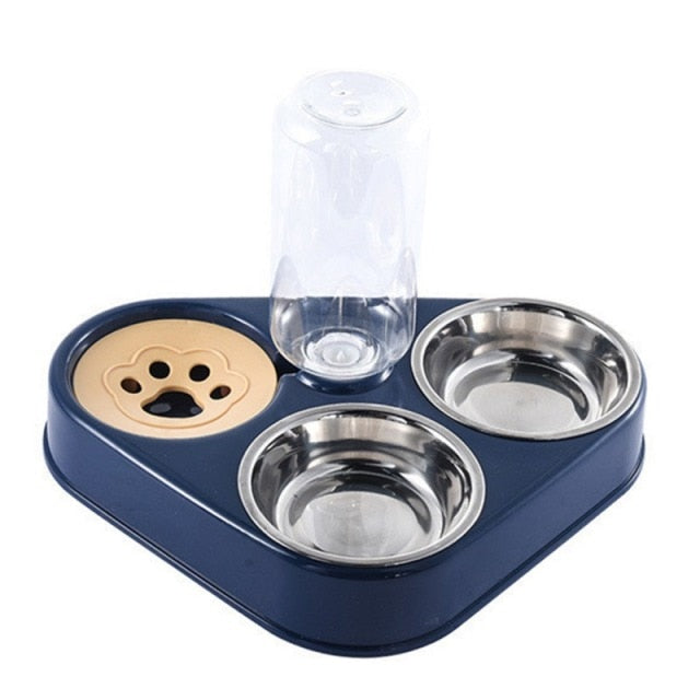 3in1 Stainless Steel Pet Food Bowl