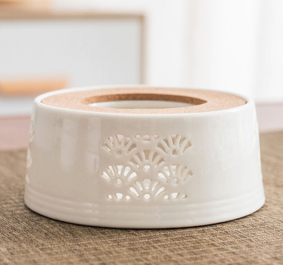 Mini Portable Ceramic Candle Teapot Warmer