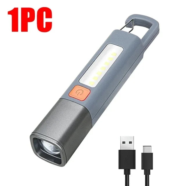 Ultra-Bright Long Shot USB Rechargeable Flashlight