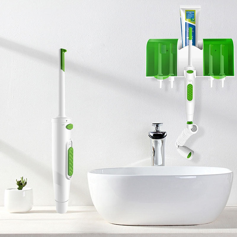 2in1 Portable Faucet Toothbrush Water Flosser