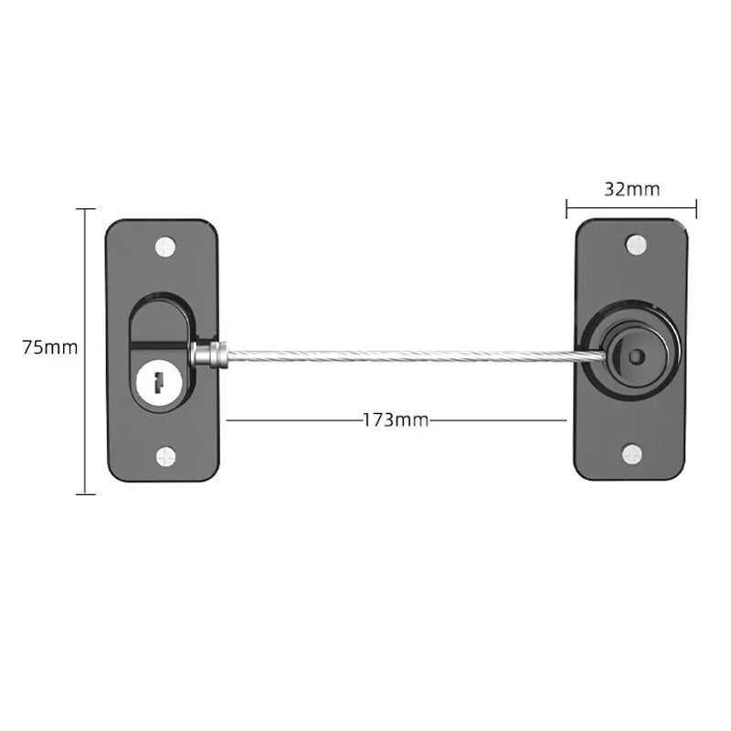 Home Window Door Password Protection Safety Lock