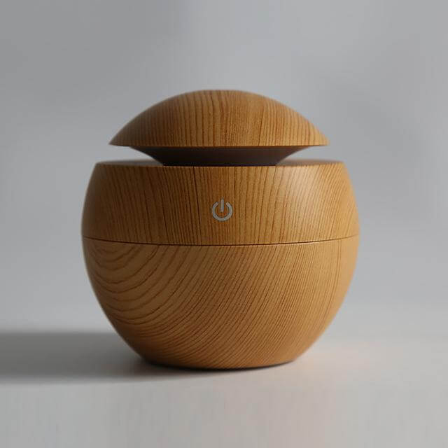 Mini Portable USB Wooden Aromatherapy Air Humidifier