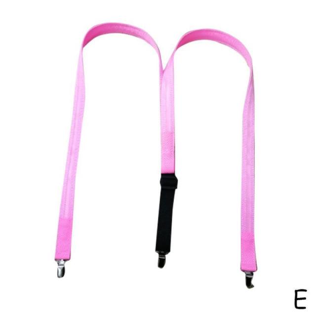 Unisex Led Illuminated Clip-on Suspenders