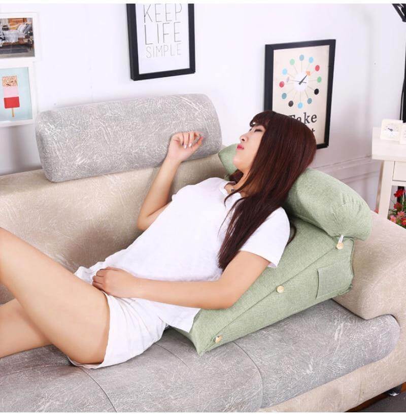 Comfort Soft Bed Triangular Backrest Pillow