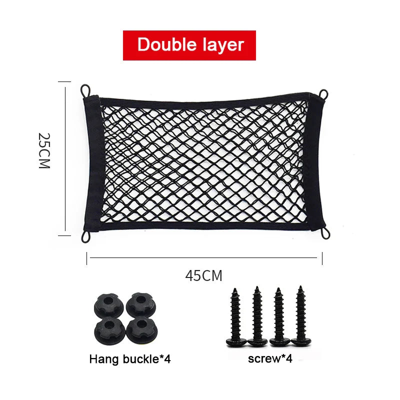 Stretchable Mesh Cargo Net Car Storage Organizer Pocket