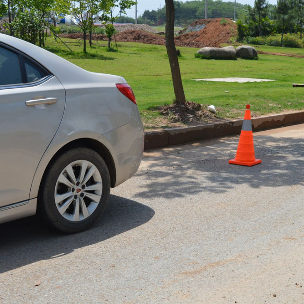 Foldable Reflective Traffic Cone Warning Light