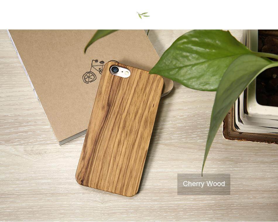 Wooden Case Genuine Real Natural Wood Back Cover For X and Other Models