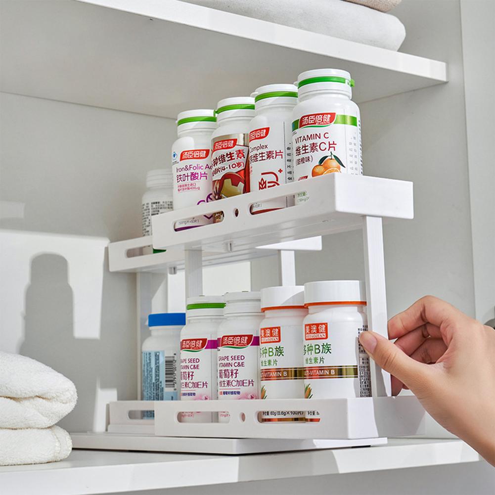 Easy Sliding Kitchen Seasoning Storage Rack