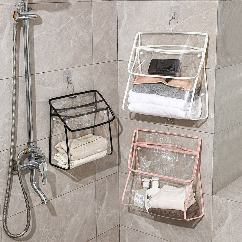 Waterproof Transparent Hanging Bathroom Organizer Bag