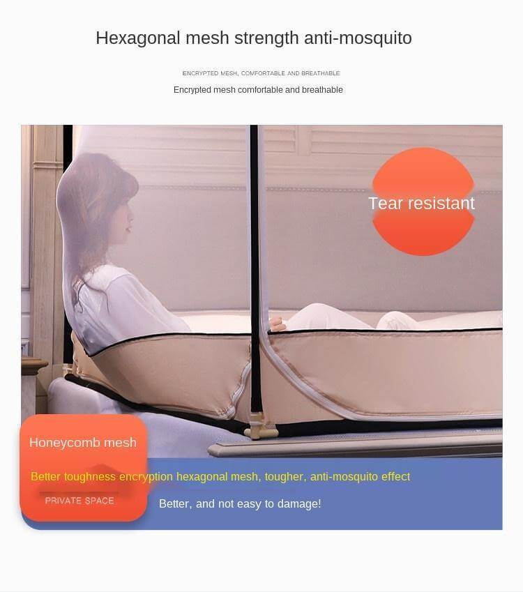 Drop-Resistant Bed Mosquito Net