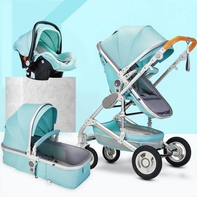 3 in 1 High-Landscape Bidirectional Portable Foldable Baby Stroller