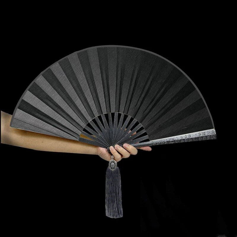 Tungsten Steel Alloy Self-Defense Folding Hand Fan