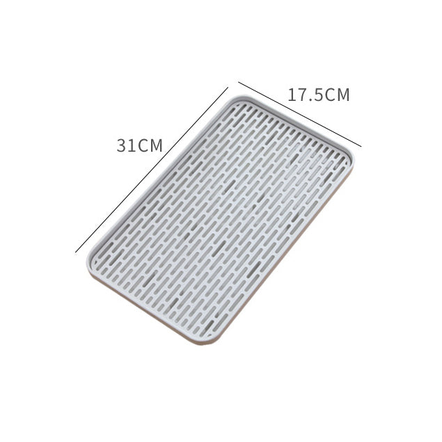 Double Layer Easy Clean Dish Drainer Tray