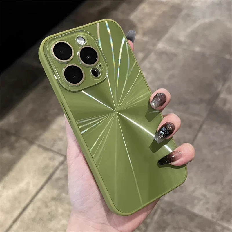 Reflective Laser Aurora iPhone Case