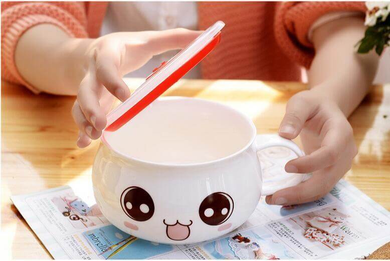 Lovely Instant Noodles  Porcelain Bowls