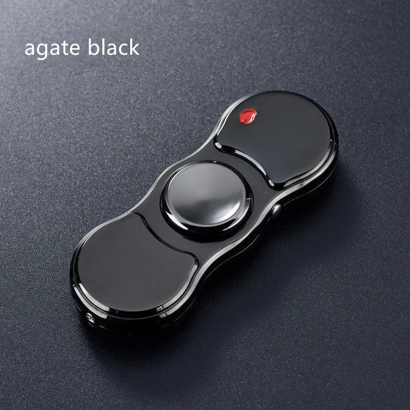 Metal Rechargeable Colorful Light Fidget Spinner Lighter