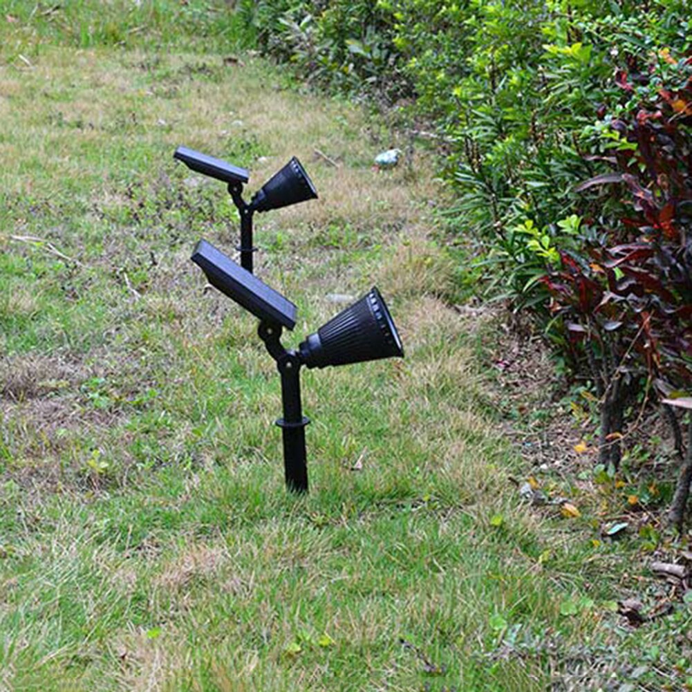 Solar-Powered Colorful Adjustable Garden Spotlight