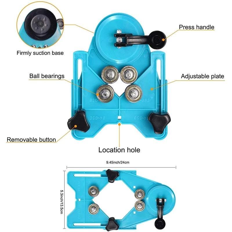 Adjustable Diamond Drill Locator Holder Set