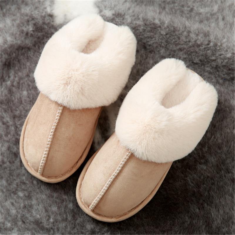 Lightweight Washable Comfy Plush Slippers